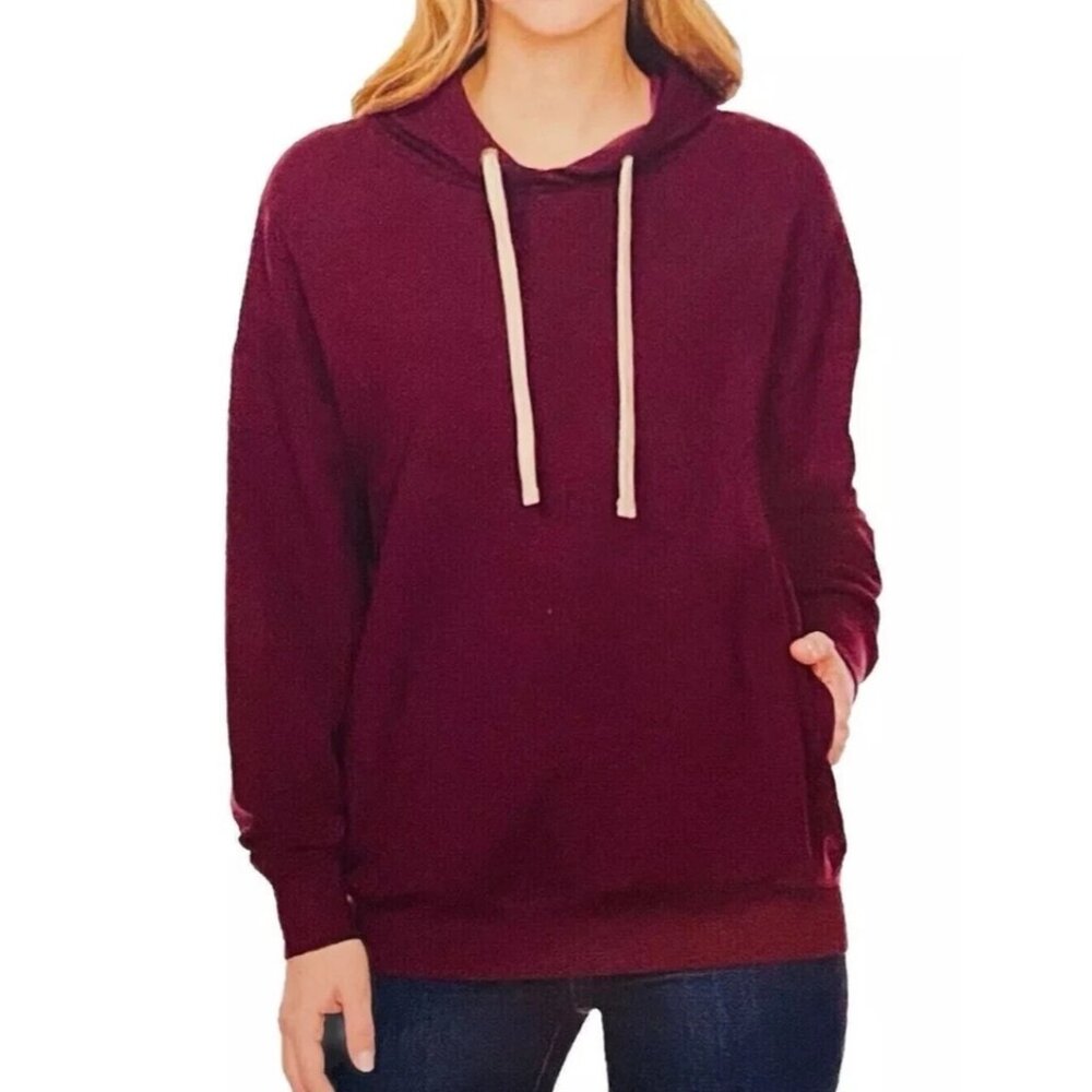 Buffalo David Bitton Women's XS Sweatshirt Pullover Drawstring Hoodie Pockets